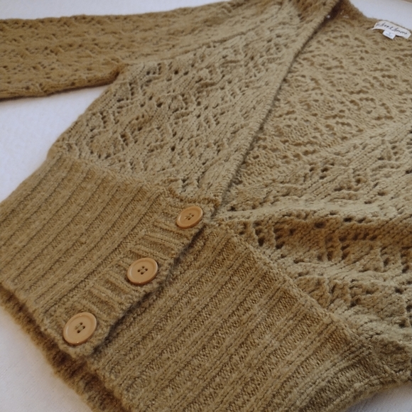 FL&L Francois V Neck Pointelle Sweater - Picture 8 of 9